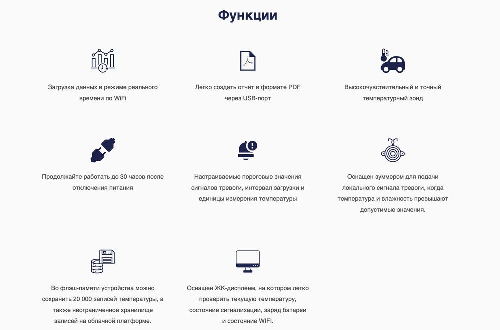 Logger Дата - Логгер с WI-FI WF501B