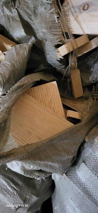 Дрова сосновые в мешках