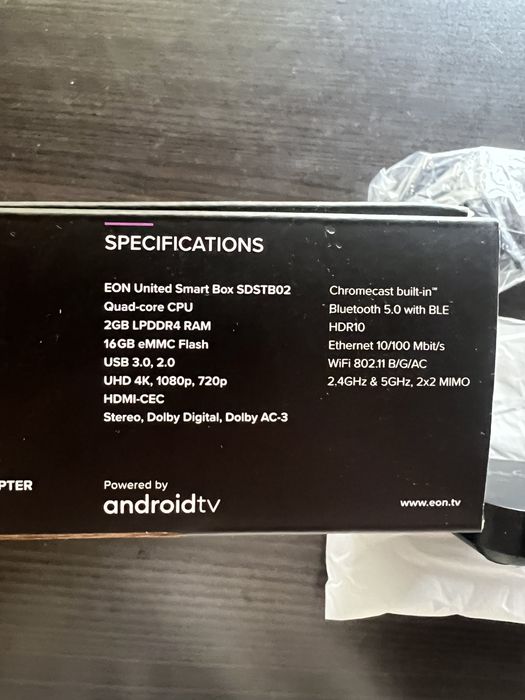 Android Tvbox EON SDSTB02 к.к. Слънчев бряг • OLX.bg