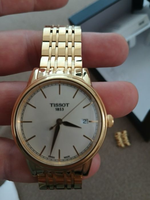 Мъжки часовник Тисот Tissot Carson позлатен.