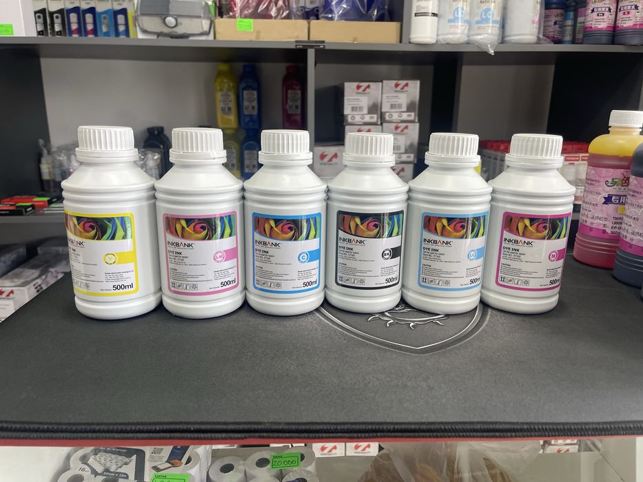 Краски, чернила для принтера Epson, Canon 500мл