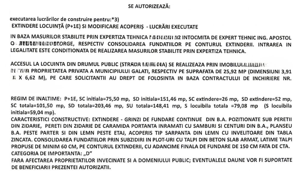 Casa la rosu în Galati,zona 0