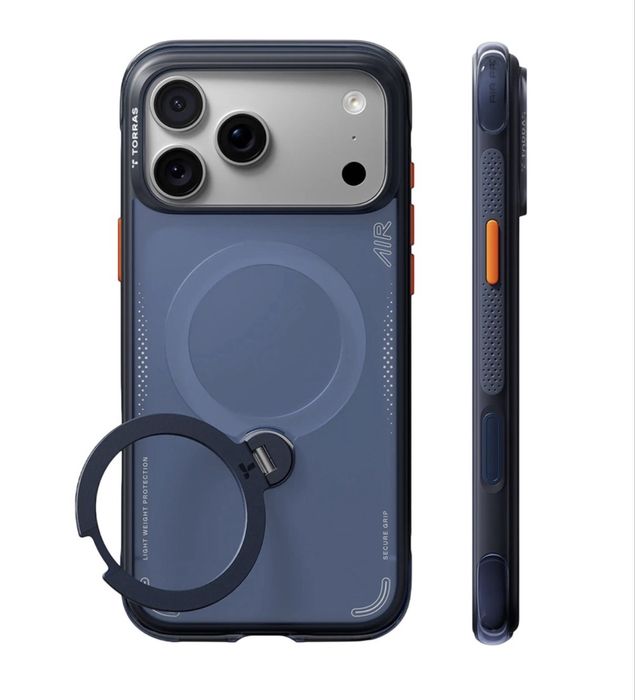 NOU LA CUTIE Husa pentru iPhone 18 Pro / iPhone 17 Pro Torras Ostand Q3 Air Series