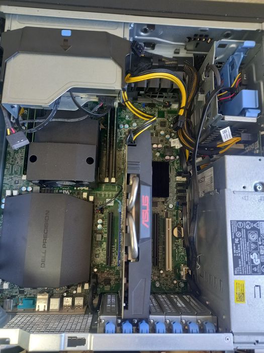 Kомпютър DELL PRECISION T5600 Intel Xeon E5-2680 32gb RX 470  Mining