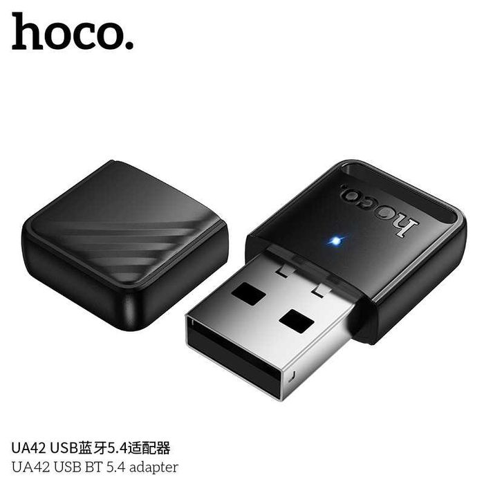 Hoco UA42 Adapter Usb to Bluetooth v5.4 multi-device speed 4.0 Mbps