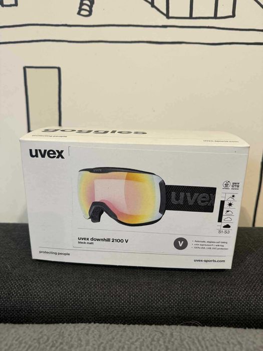 Uvex Downhill 2000 + Downhill 2100 V с кутия