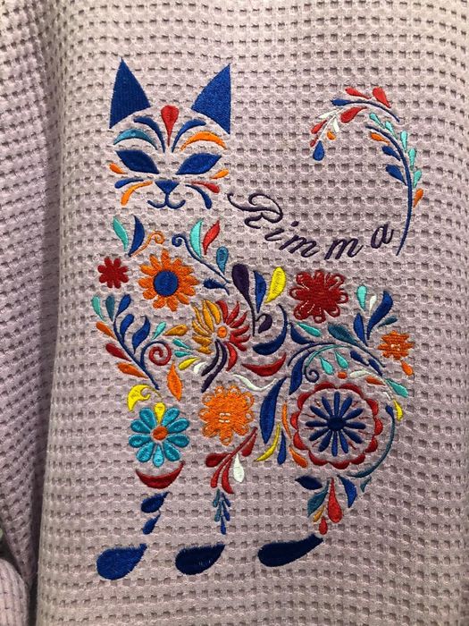 Машинная вышивка