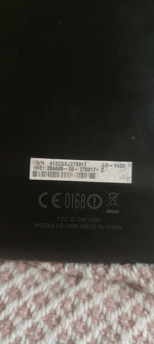 Таблет LG-V490 на части
