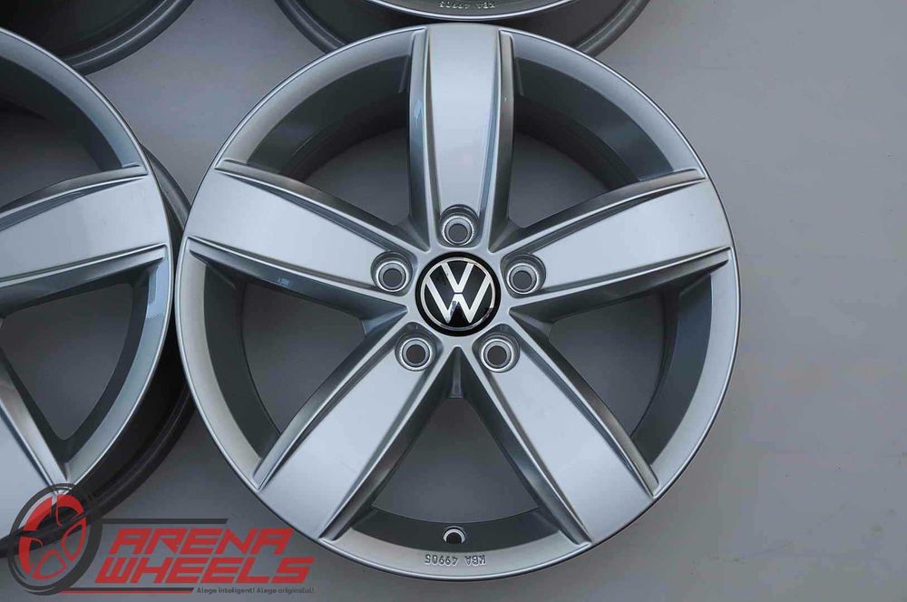 Jante Noi 16 inch Originale VW Passat Golf T-Roc Tiguan EOS Beetle Jetta Touran Caddy Sharan R16