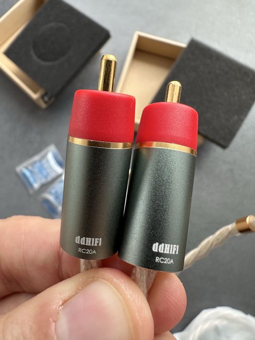 Cablu audio RCA coaxial analog R+L, ddHiFi RC 20A