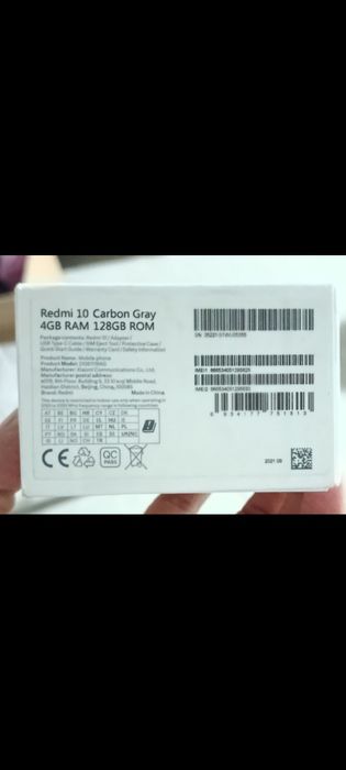 Redmi 10 4+2/128gb 2022