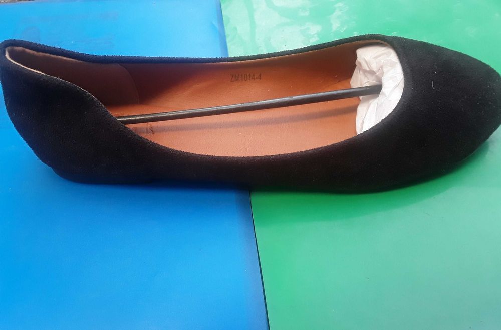 Туфли черные замшевые, фирмы Ollio