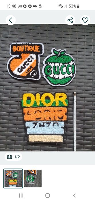 Logo abțibild sticker sigla haine tommy gucci supreme chanel ralph etc