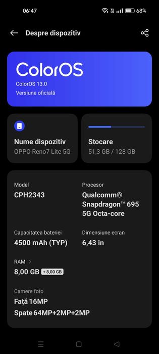 Oppo reno 7 lite