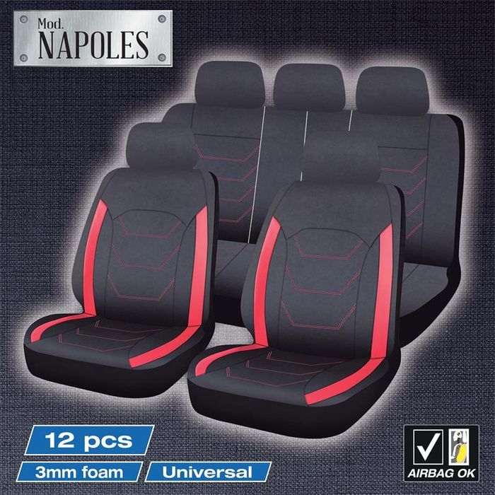 калъфки за седалки авто тапицерия napoles 12 части sumex ...