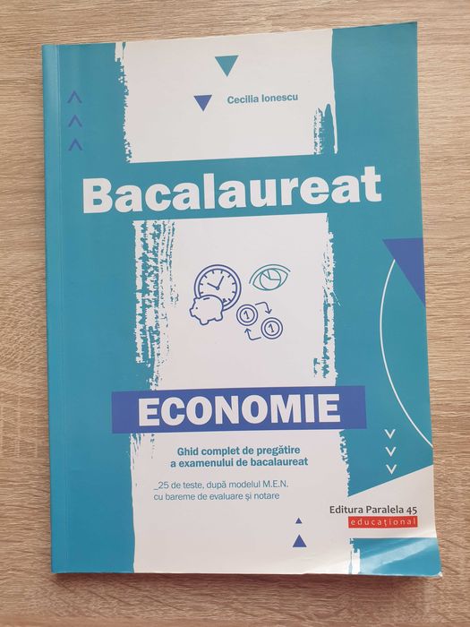 5 Culegeri Economie, Bacalaureat și Admitere Drept - toate doar 40lei