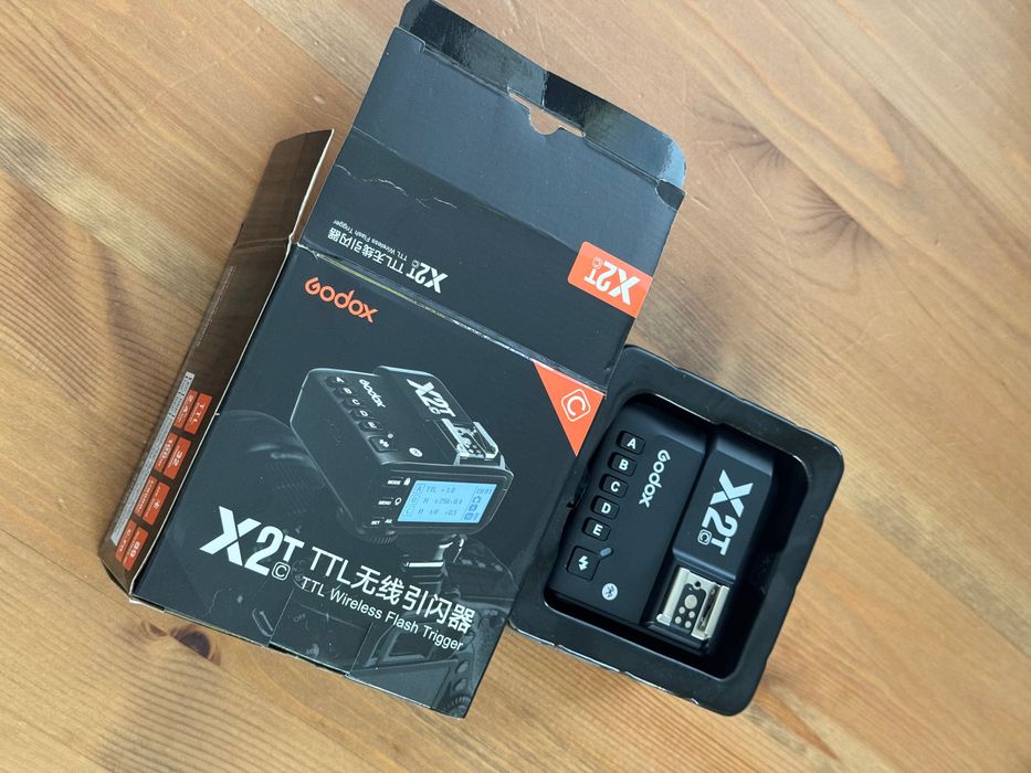 2 светкавици GODOX TT600 + X2Tc TTL синхронизатор Godox X2TFc Предавател за Canon
