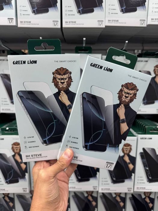 Green Lion 9H Privacy / Glass - Iphon uchn eng yaxshi ximoya! (optom)