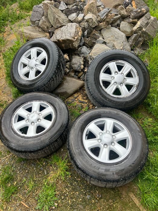 Jante cu Anvelope Roti set complet M+S isuzu  D Max 245/70/16