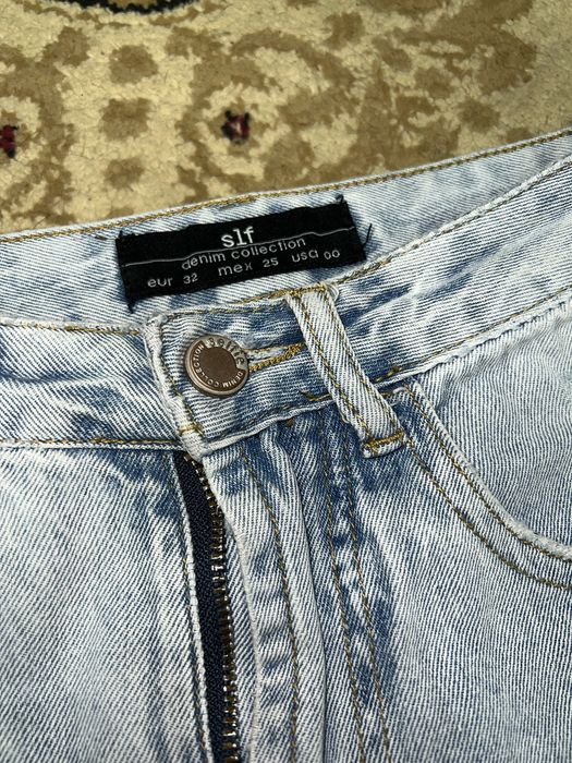 женские голубые и серые джинсы selfie