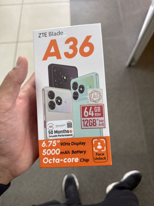 ZTE A36 продам новый телефон