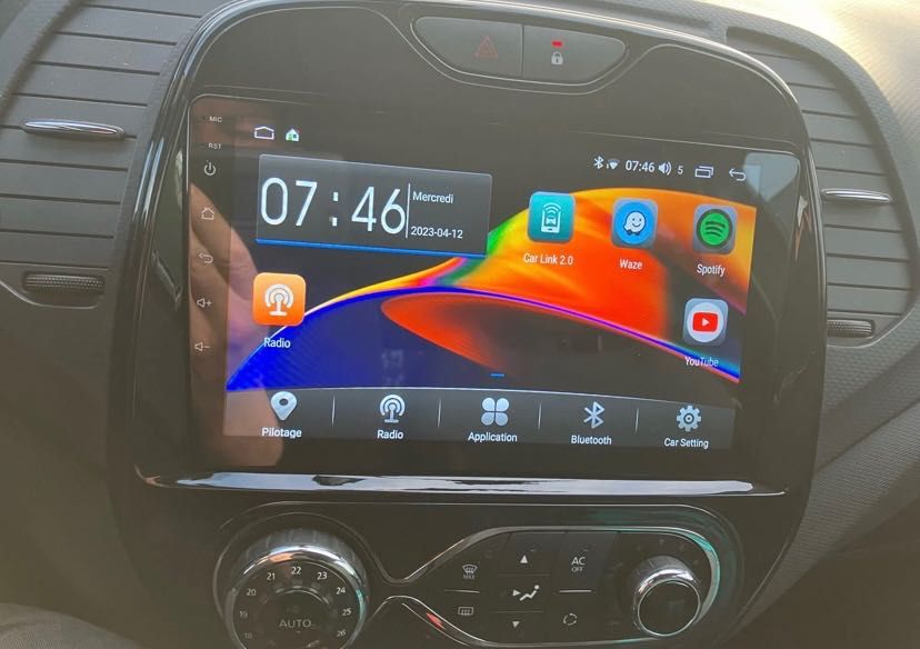 Navigatie Android Renault Capture Waze YouTube GPS Carplay BT