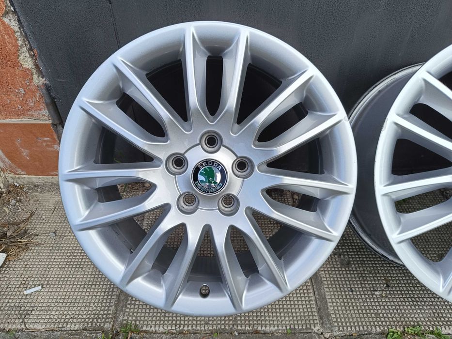 ОРИГИНАЛНИ джанти 17 ' цола 5x112 7J Skoda Octavia / Шкода Октавия АУДИ VW Seat