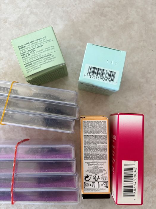 Сет мигли и козметика Estée Lauder,Clinique,YSL