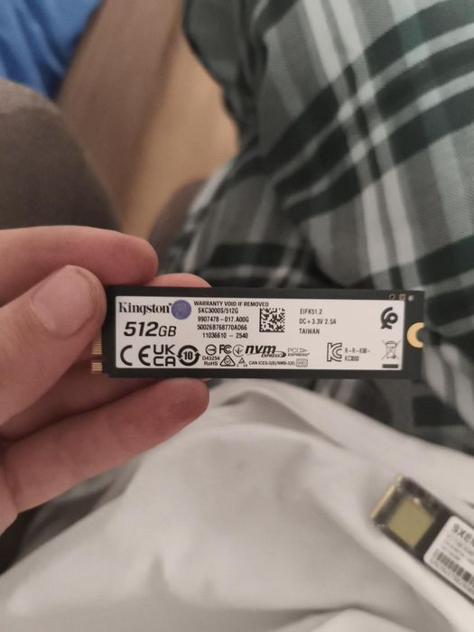 Продам SSD Kingston SKC3000S/512GB M.2 NVMe PCIe 4.0