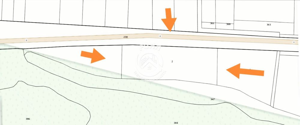 Продава се Парцел в с. Костиево, Област Пловдив - 5800 кв.м за 22 €/кв.м - Снимка #2