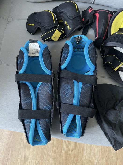 Щитки хоккейные и шлем BAUER