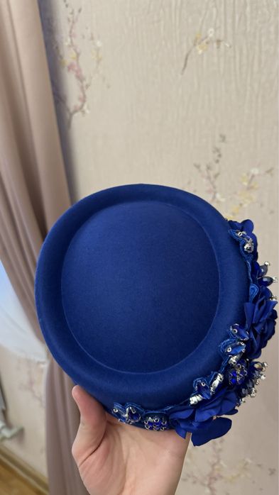 тюбетейка темно синяя