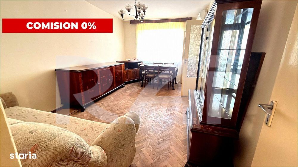 4 camere | Piata Garii | Etaj 2/4 | 78 mp | Termopan | Centrala | AC