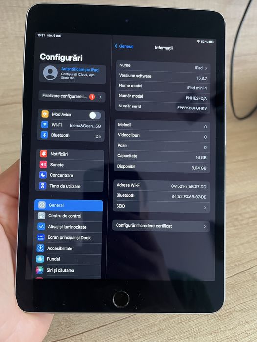 Vand Ipad mini 4