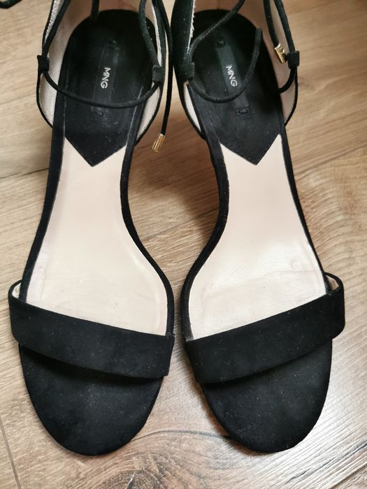 Sandale Mango negre, mărimea 37