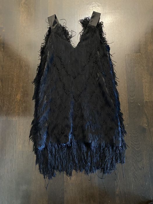 Rochie cocktail-party MOJA din franjuri M