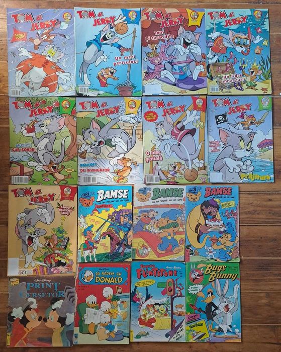 Schimb benzi desenate Egmont Mickey Mouse Donald Duck Tom Jerry complete si verificate
