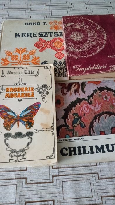 Cărți pentru broderie, chilimuri, împletituri