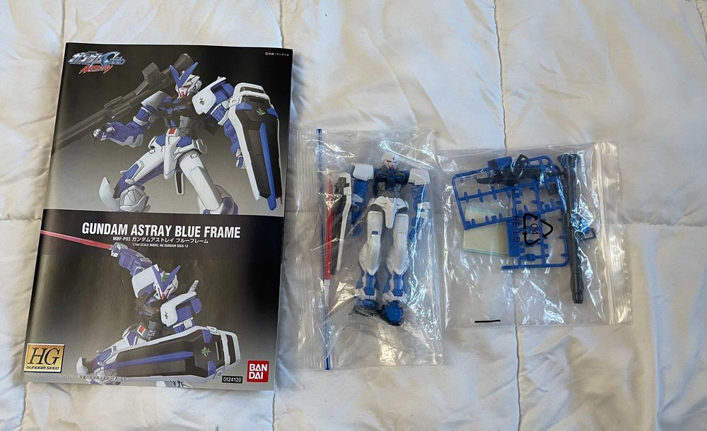 Gundam Astray Blue Frame – сглобен, пълен комплект