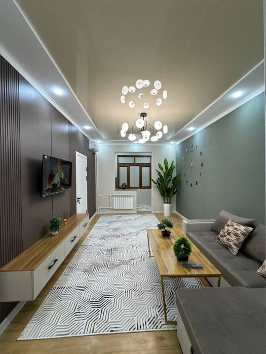 Квартира/ Чиланзар 8.  2в3комнатная Евро. Меб и тех