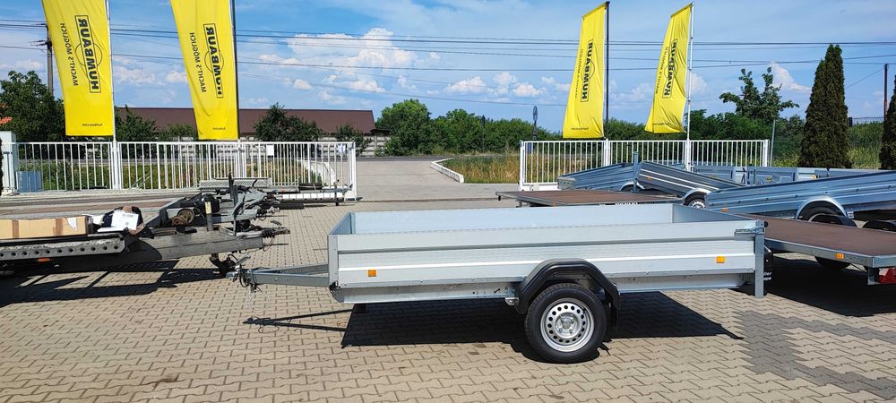 Remorca  cu foi lamelare si amortizoare 750kg