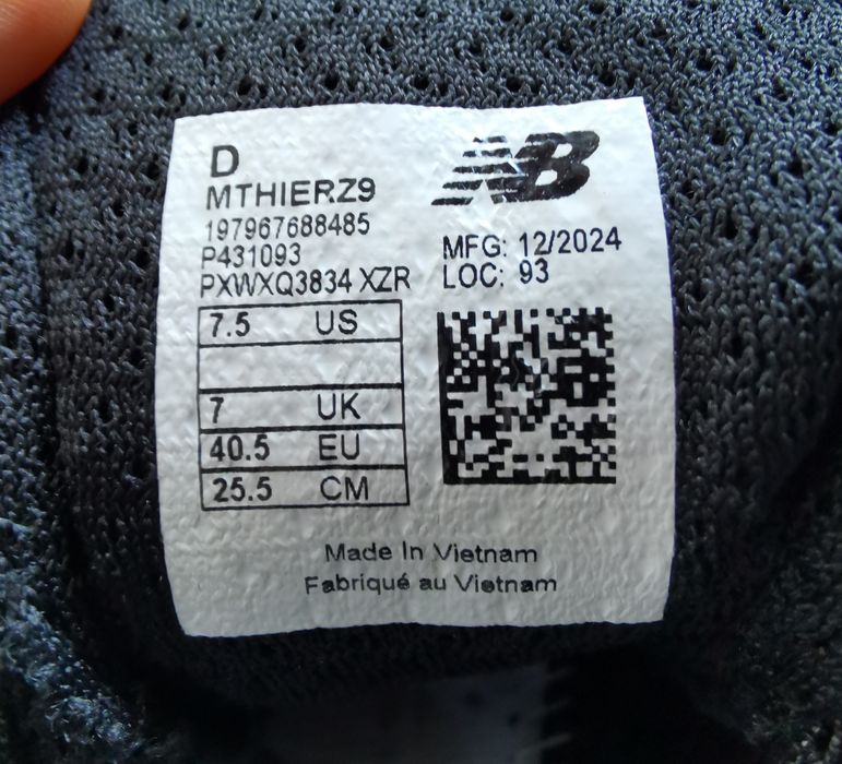 New balance x hierro v9 mar.40.5