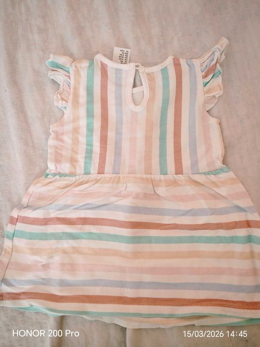 Бебешки летни дрехи за момиче 68/74