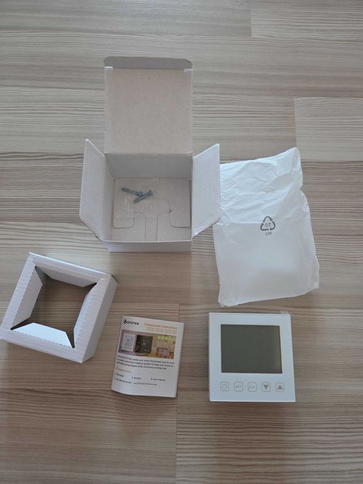 Termostat Smart KETOTEK WiFi 3A, Încălzire în Pardoseală, Alexa/Tuya
