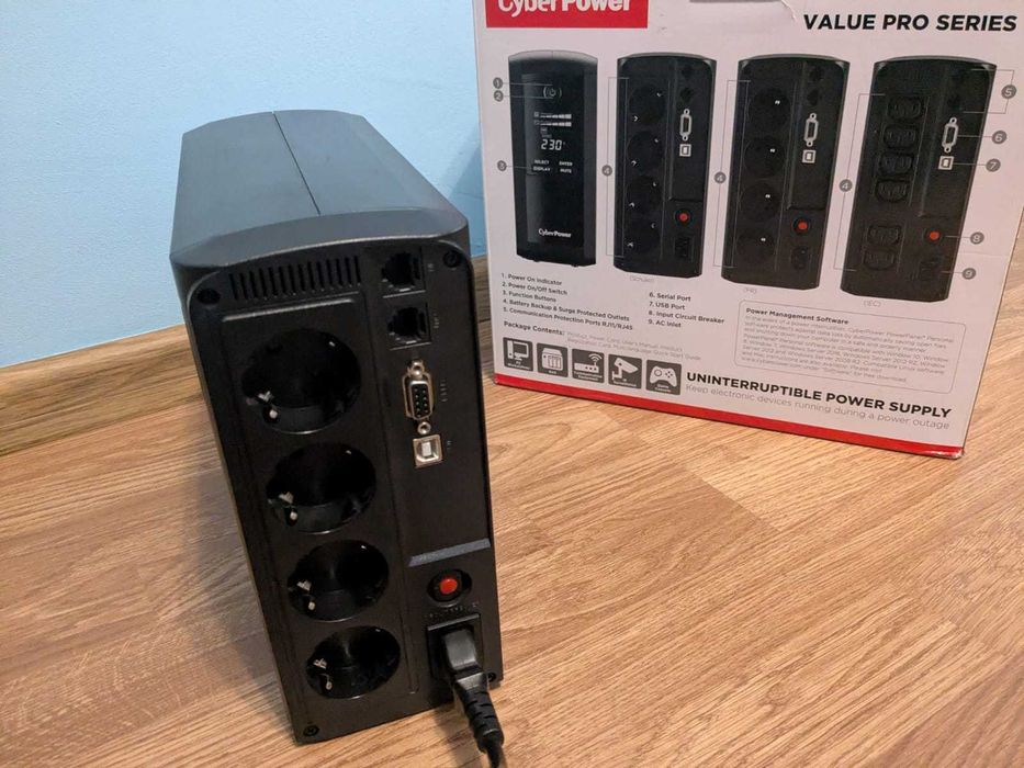 UPS CyberPower VP1000ELCD 1000VA Garantie Expira la 19 Sep 2028