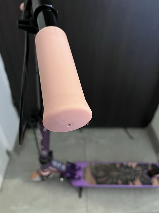 Trotineta cu suspensii si frane pe ghidon Oxelo