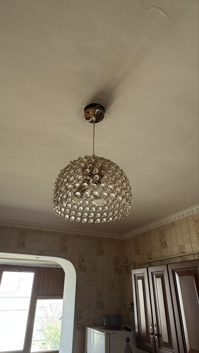 Люстра с хрусталиками