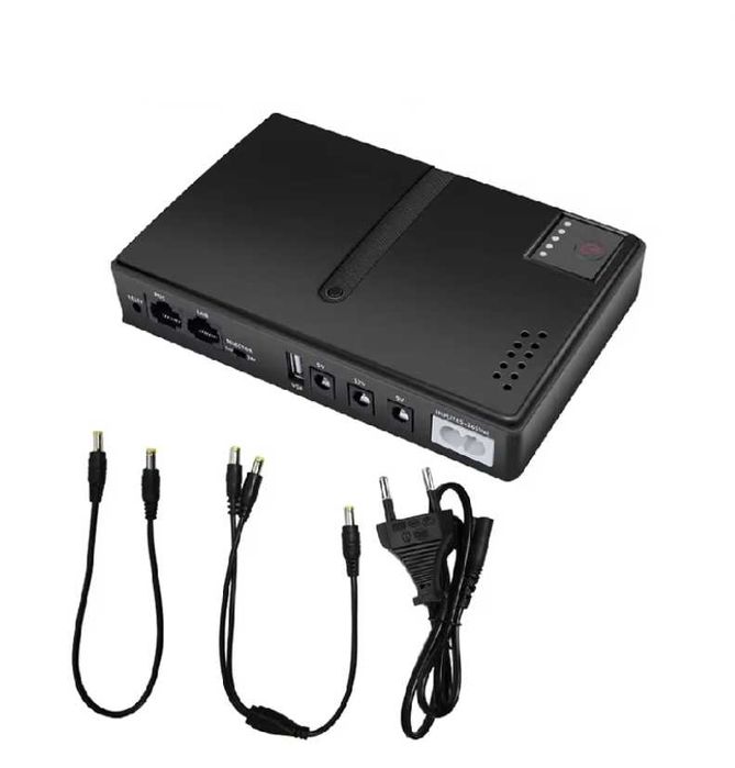 Mini UPS router modem camere supraveghere cu baterii 18650