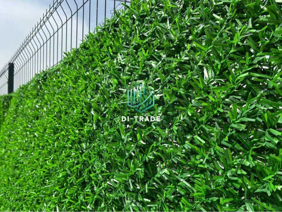 Yashil Sun'iy Devor Ekozabor Декоративный Забор Сетка Setka Ishlab Chi