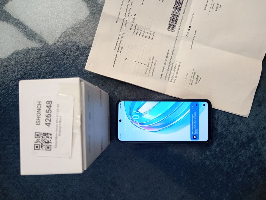 Honor x8 a Kafolati bilan